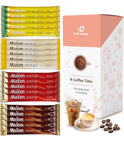 Amazon.com : Korean Rosebud Original / Mocha Instant Coffee Mix